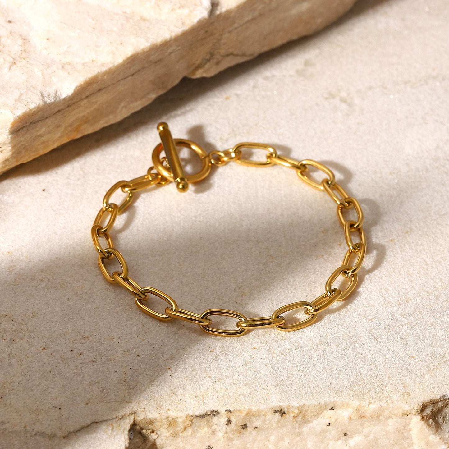 Beatriz Round Link Chain Bracelet
