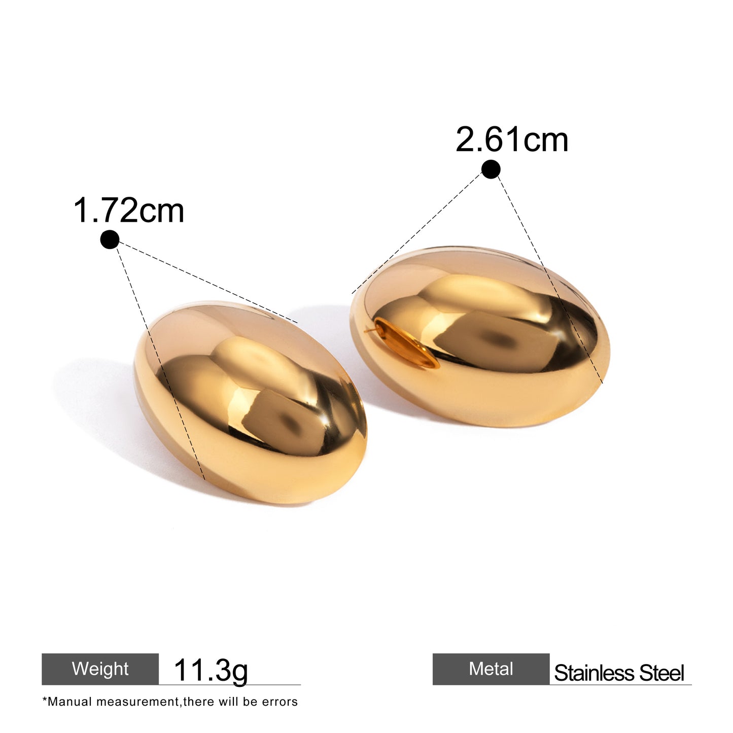 Esperanza C-shaped Chunky Earrings