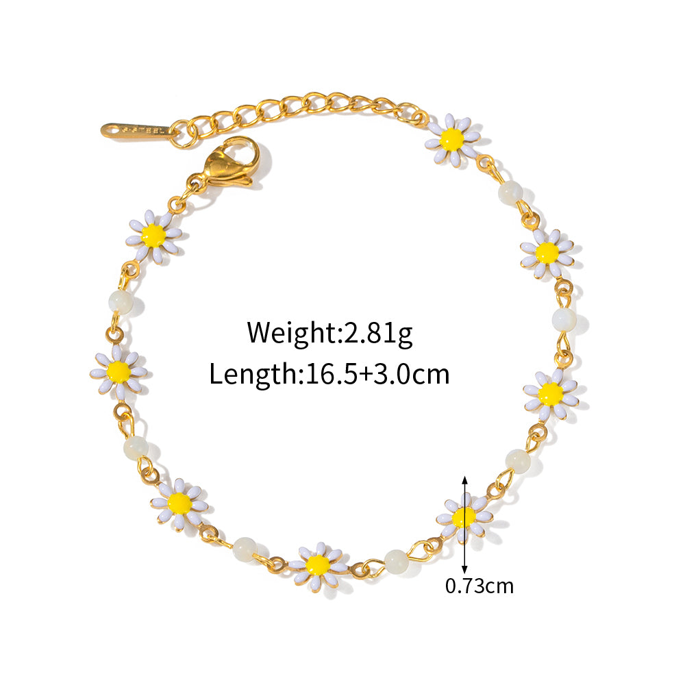 Bulaklak Daisy Flower Bracelet
