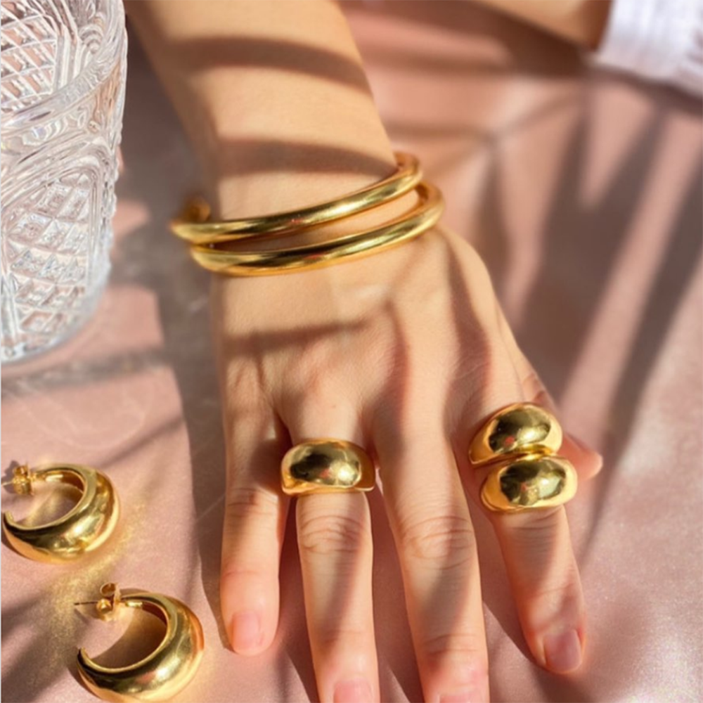 Regina Polished Chunky Open Ring