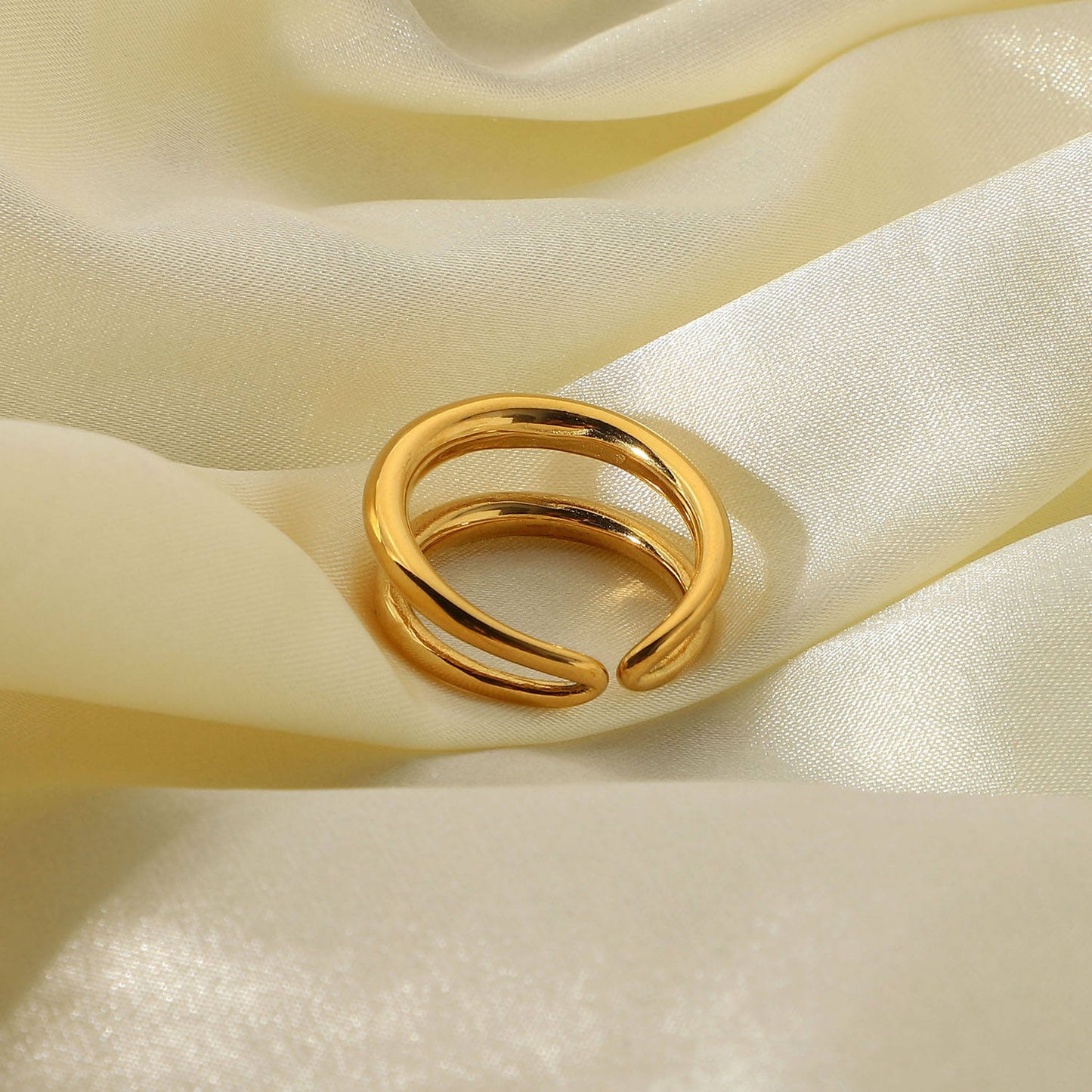 Rosalinda Double Layer Ring
