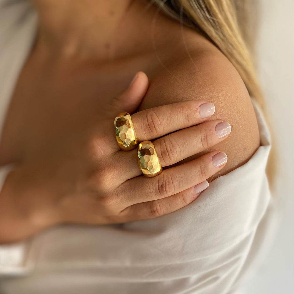 Regina Polished Chunky Open Ring