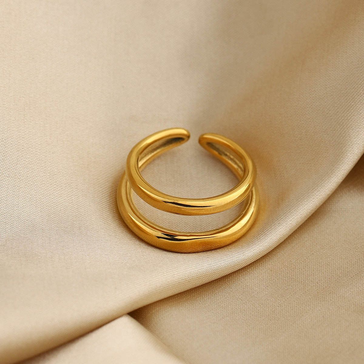 Rosalinda Double Layer Ring