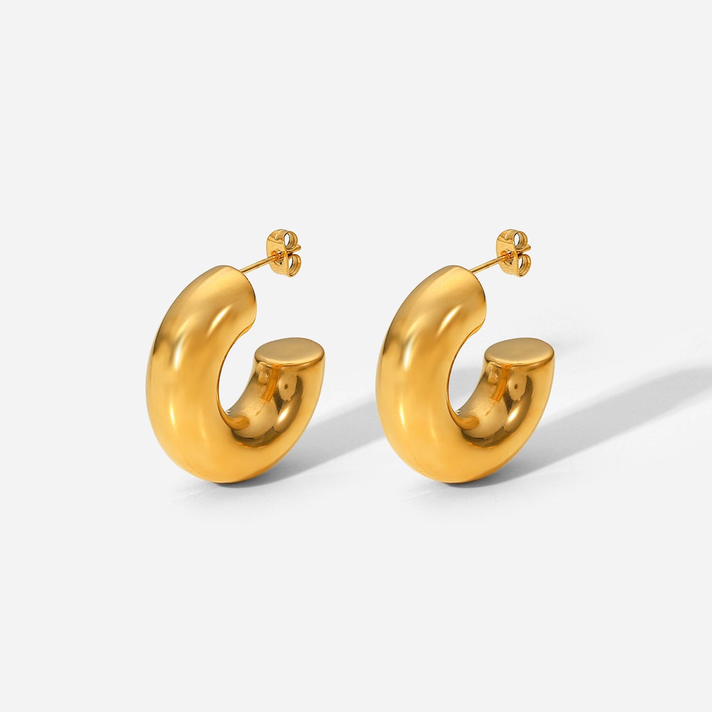 Esperanza C-shaped Chunky Earrings