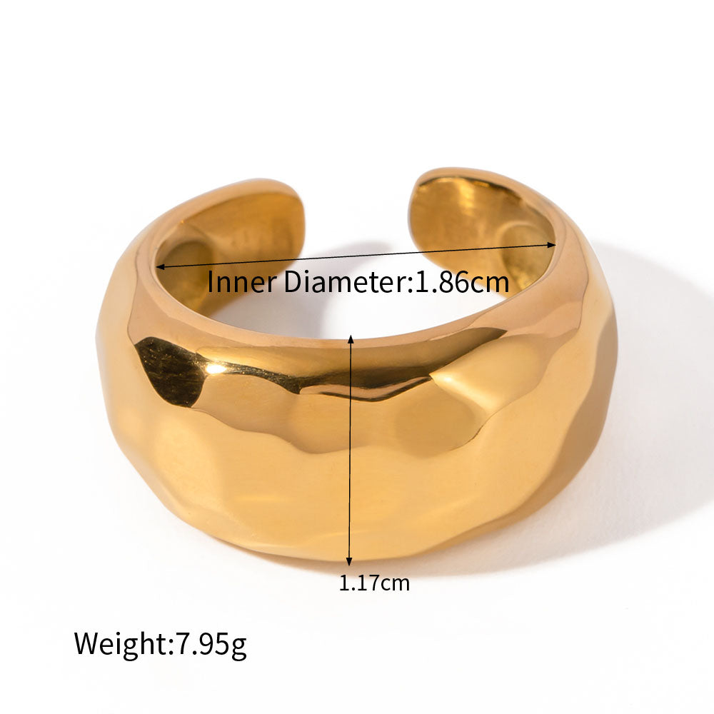 Regina Polished Chunky Open Ring
