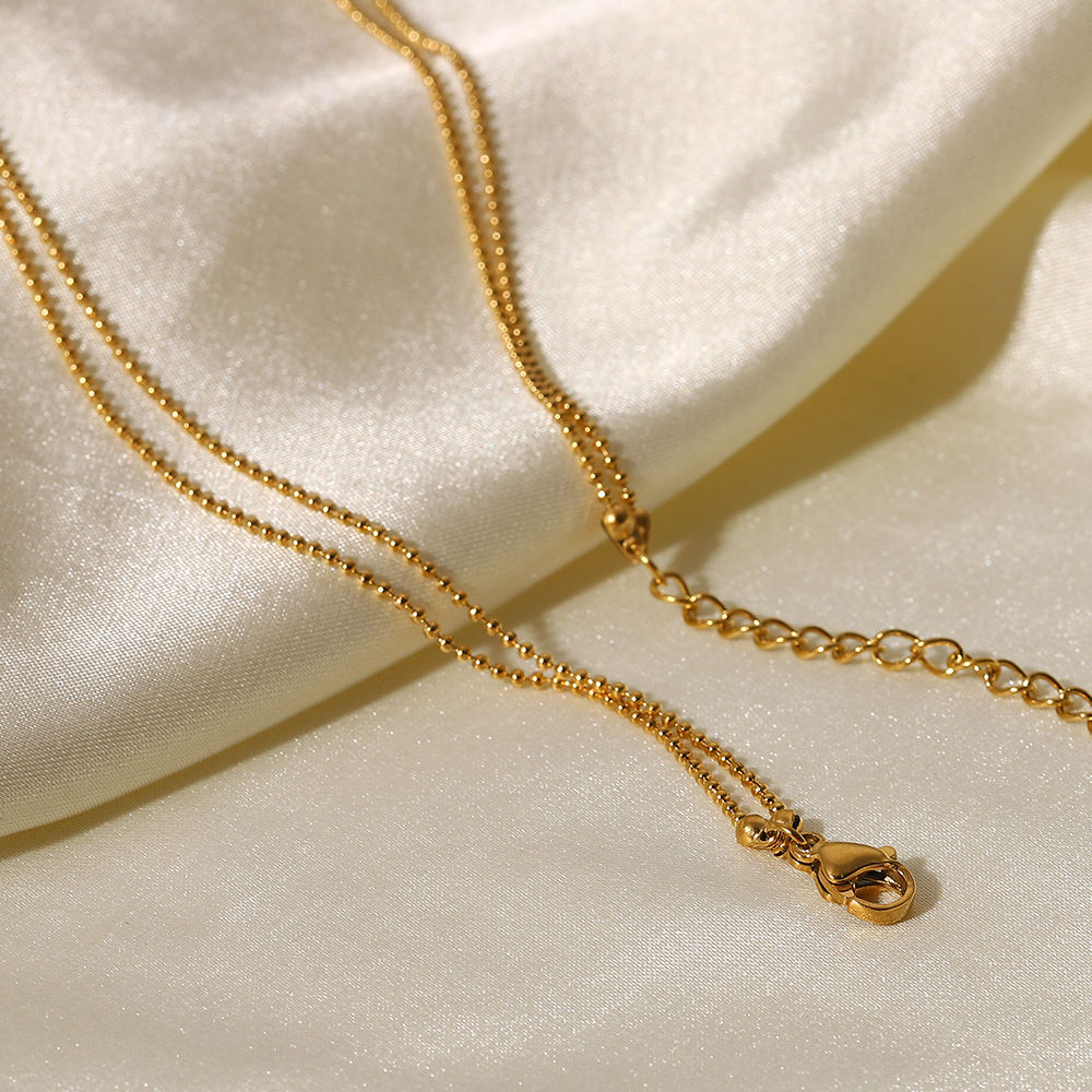 Nerissa Double Layer Bar Necklace