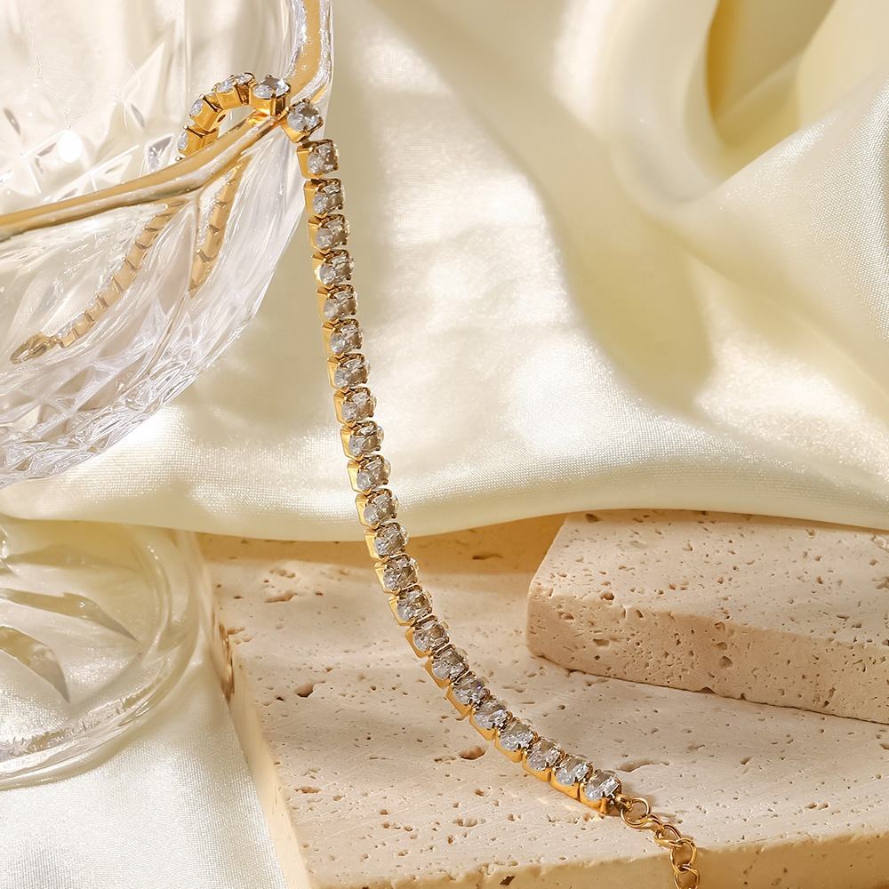 Basilia Round Cut Tennis Bracelet